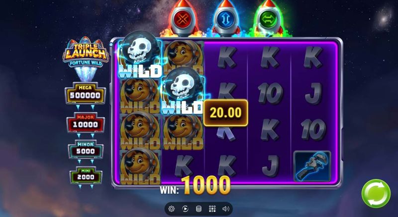Triple Launch Fortune Wild - Multiplicateurs