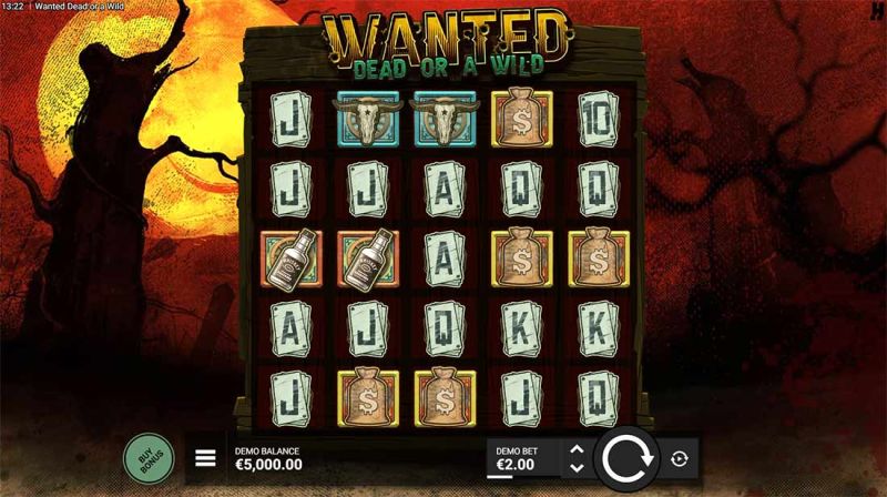 Wanted Dead Or A Wild slot - main theme
