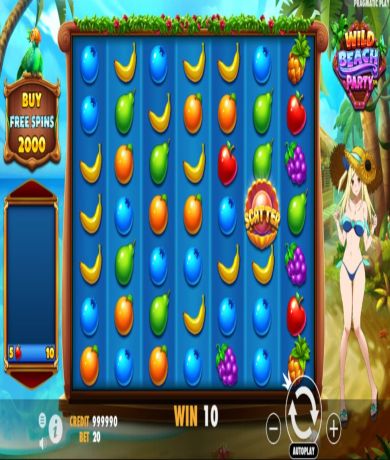 Play in Wild Beach Party Slot By Pragmatic Play - Review, Free Play in Demo Mode for free now | CasinoCanada.com