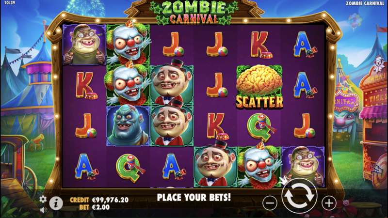 Zombie Carnival Slot Scatter Symbol