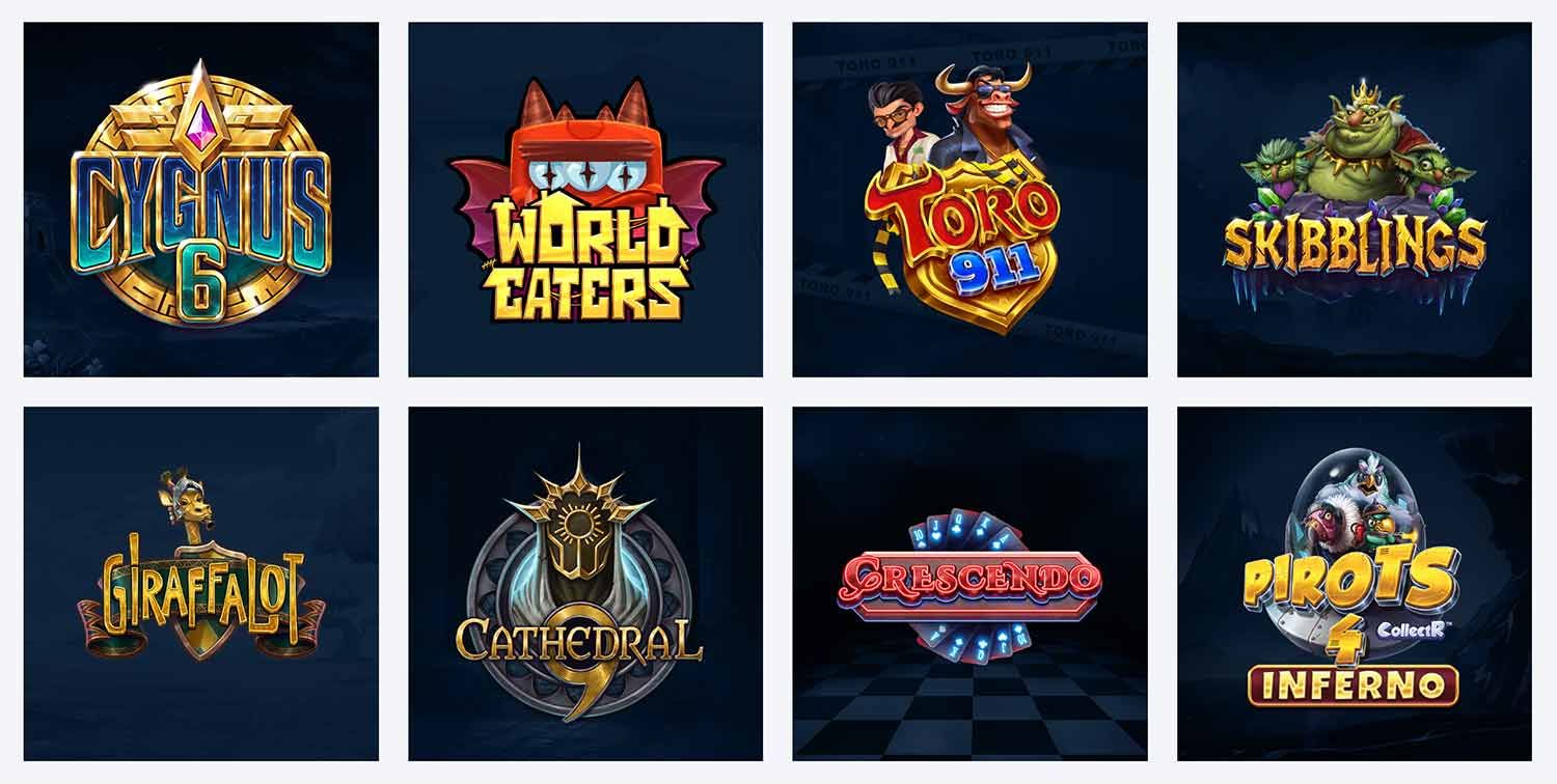 ELK Studios - Variété des jeux