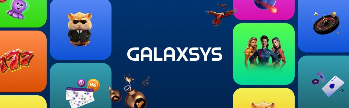 Fournisseur de jeux Galaxsys - logo et machines à sous