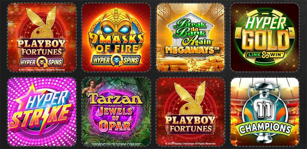 Jeux variés du logiciel Gameburger