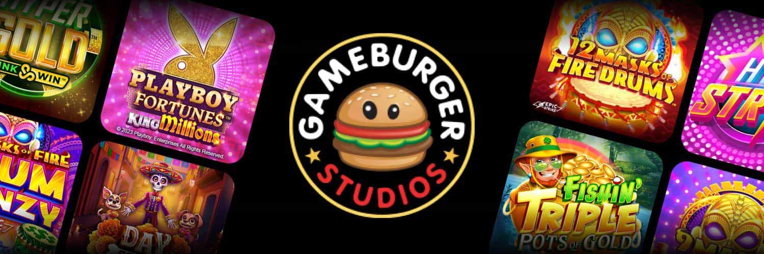 Gameburger - logo et machines à sous