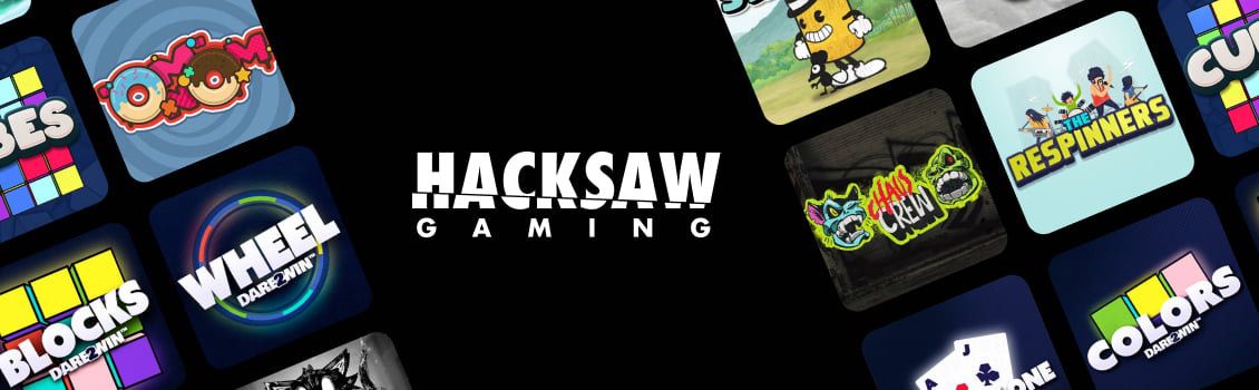 Fournisseur de jeux Hacksaw - logo et machines à sous