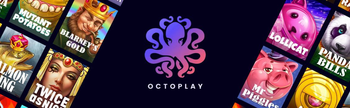 Octoplay software - logotype and slots