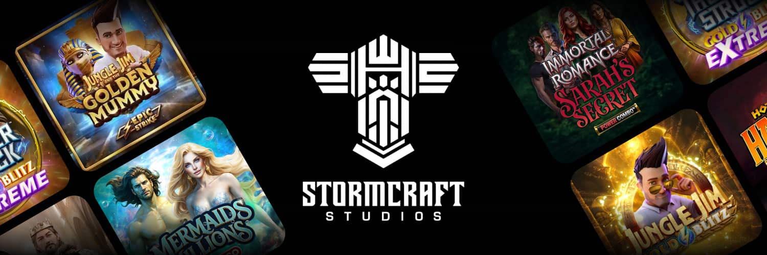 Stormcraft Studios - logo et machines à sous