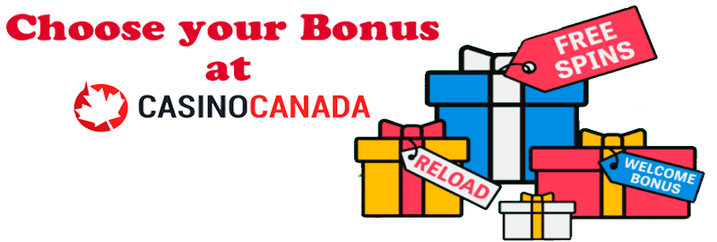 Type of bonuses at casinocanada.com