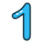 Number 1 icon
