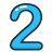 Number 2 icon